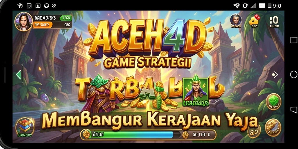 Tampilan menarik gameplay strategi dalam ACEH4D.
