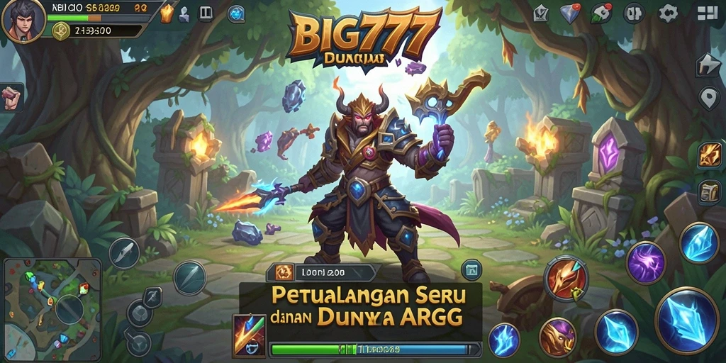 Tampilan aksi seru dalam gameplay ARPG BIG777.
