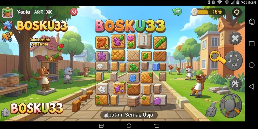 Gameplay <strong>BOSKU33</strong> yang mengasyikkan dan penuh tantangan teka-teki.