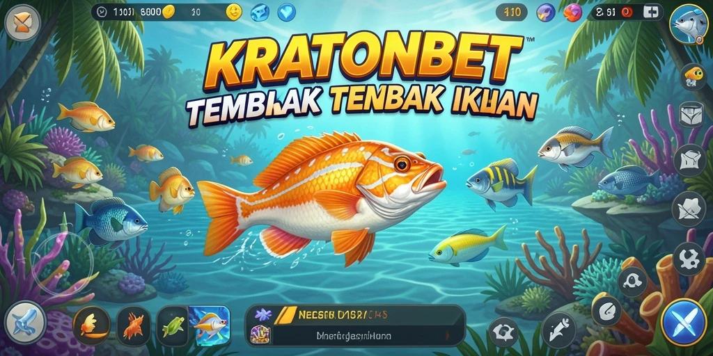 Gameplay Tembak Ikan yang seru dan mengasyikkan di KRATONBET.
