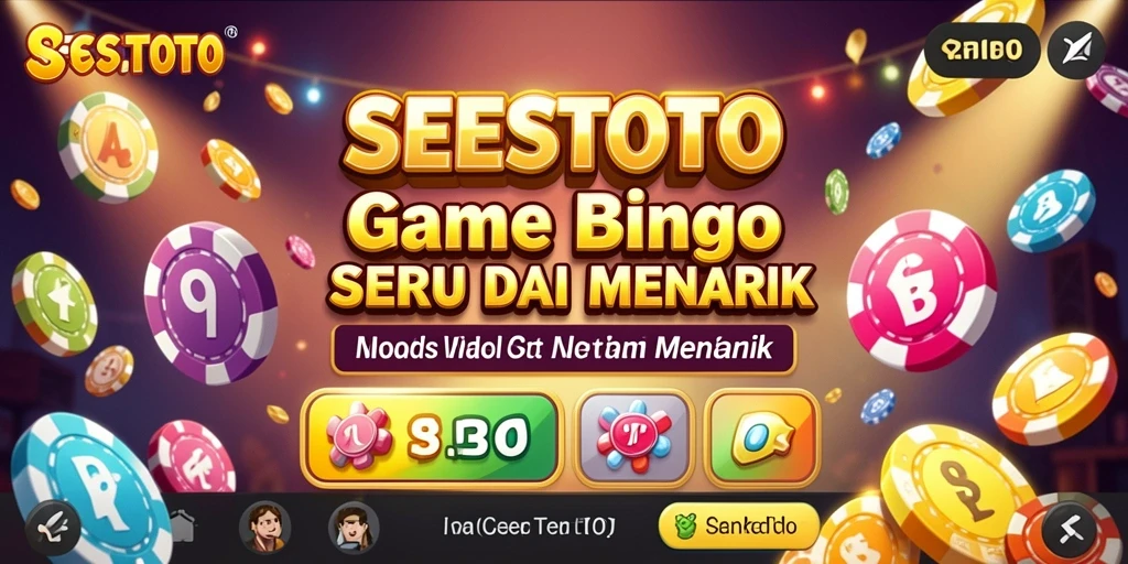 Tampilan gameplay SESETOTO yang seru saat bermain Bingo secara online.